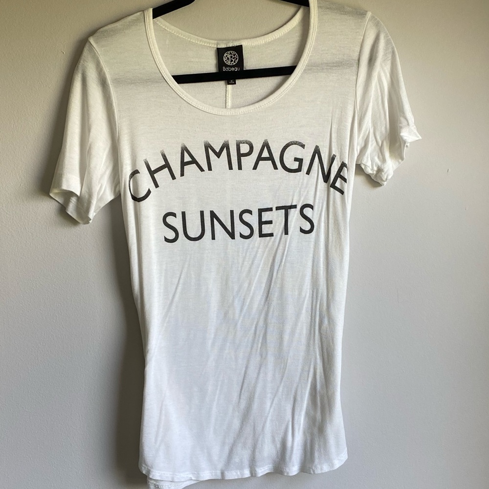 Champagne Sunsets tee